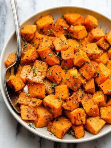 Easy Maple Cinnamon Roasted Butternut Squash Recipe