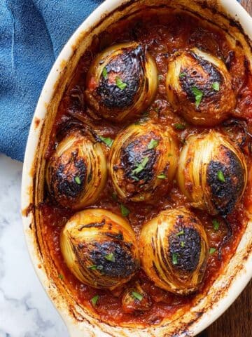 Greek Stuffed Onions Recipe