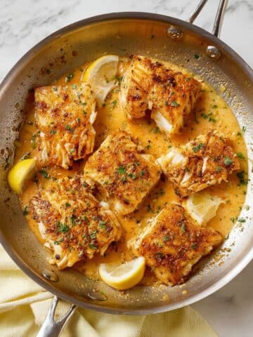 Pan Fried Cod with Lemon and Herbs Recipe