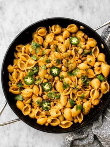 Vegan Jalapeño Chickpea Mac and Cheese Recipe