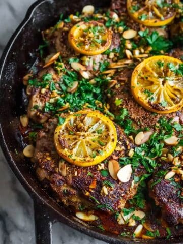 Za’atar Roasted Chicken Breast with Lemon, Sumac, and Toasted Nuts Recipe