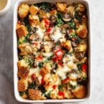 Vegetarian Breakfast Strata Recipe