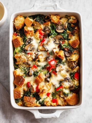 Vegetarian Breakfast Strata Recipe