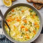 Avgolemono — Greek Lemon Chicken Soup Recipe
