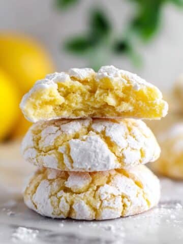 Lemon Crinkle Cookies Recipe
