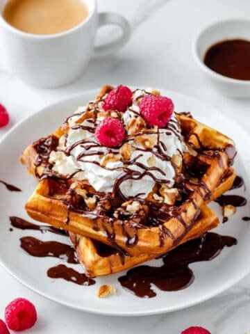 Nutella Waffles Recipe