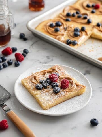 Sheet Pan Pancakes with Toppings for a Crowd Recipe