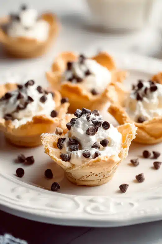 Mini Cannoli Cups – Easy, Creamy, Crunchy Dessert Everyone Loves