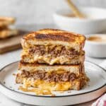 Homemade Patty Melt with Caramelized Onions and Special Sauce Recipe