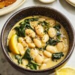 Creamy Lemon Garlic Butter Beans Recipe