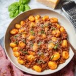 Gnocchi Bolognese Recipe