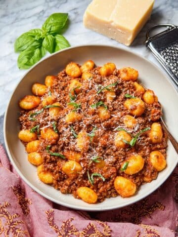 Gnocchi Bolognese Recipe