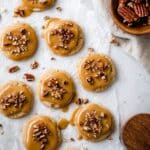Maple Pecan Cookies with Maple Glaze and Toasted Pecans Recipe