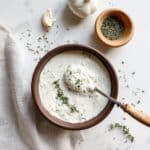Creamy Roasted Garlic Parmesan Pizza Sauce Recipe