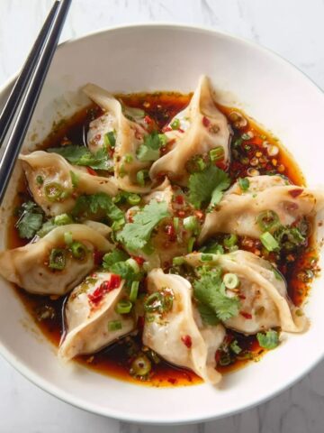 Steamed Dumplings with the Best Dumpling Sauce Recipe
