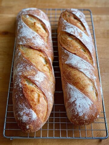 Crusty, Open-Crumb Baguettes Recipe