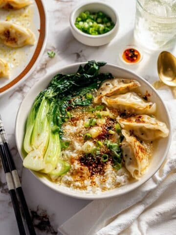 Brothy Rice with Ginger and Garlic Recipe