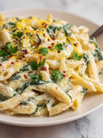 20 Minute Lemon Ricotta Pasta Recipe