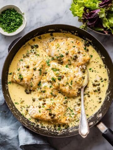 Baked Cod with Mustard Sauce Recipe