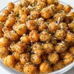 Crispy Roasted Chickpeas: A Colorful Trio of Sweet, Ranch, and Spicy Snacks Recipe