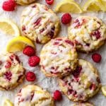 Lemon Raspberry Cookies with Lemon Glaze Recipe