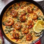 Creamy Garlic-Paprika Shrimp Skillet Recipe