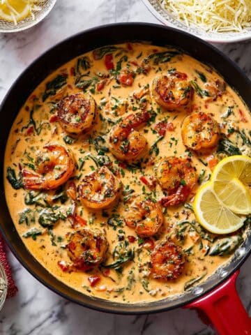 Creamy Garlic-Paprika Shrimp Skillet Recipe