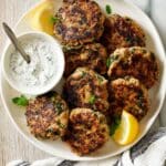 Mediterranean Chicken Patties Recipe