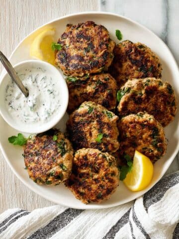 Mediterranean Chicken Patties Recipe