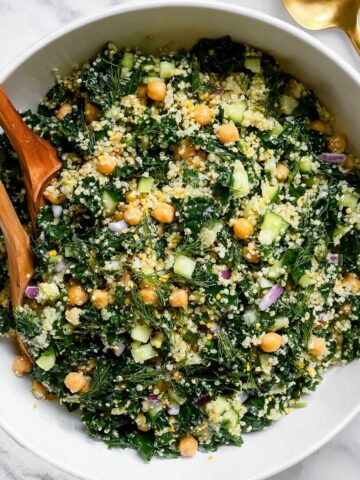 Kale Quinoa Salad With Lemon Dressing Recipe