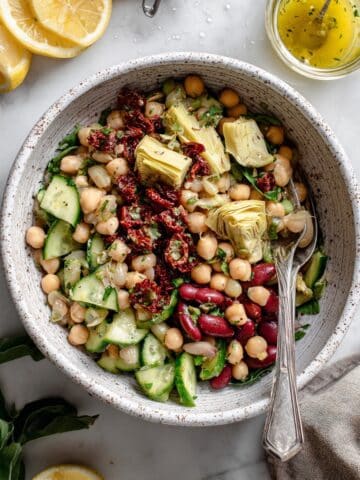 Healthy & High-Protein Three Bean Salad Recipe