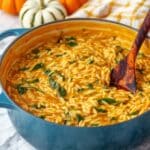 Creamy Vegan Pumpkin Orzo Recipe