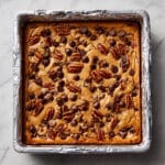 Biscoff Blondies with Pecans and Chocolate Chips Recipe