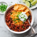 Smoky Lentil Chili with Beans and Vegetables Recipe