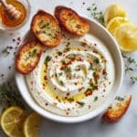 Whipped Ricotta Cheese Dip with Lemon, Thyme, and Hot Honey Recipe