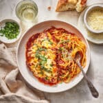 Spinach Ricotta Chicken Breast with Marinara and Parmesan Recipe
