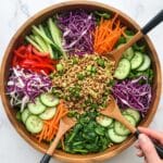 Crispy Rice Salad with Peanut Sesame Dressing (Nam Khao-Inspired) Recipe