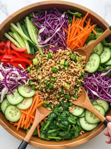 Crispy Rice Salad with Peanut Sesame Dressing (Nam Khao-Inspired) Recipe