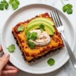 Sweet Potato and Black Bean Vegan Bake with Spiced Tomato Sauce Recipe