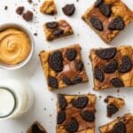 Biscoff Swirled Blondies Recipe