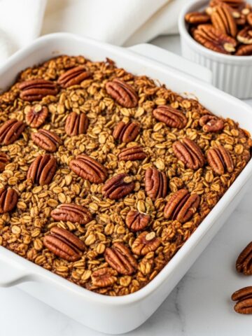 Pecan Pie Baked Oatmeal (Gluten-Free, Vegan-Friendly) Recipe