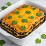 Tex Mex Chicken and Zucchini Skillet with Black Beans, Corn, and Melted Cheese Recipe