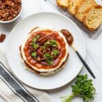Easy Goat Cheese Appetizer with Fig Jam & Pecans Recipe
