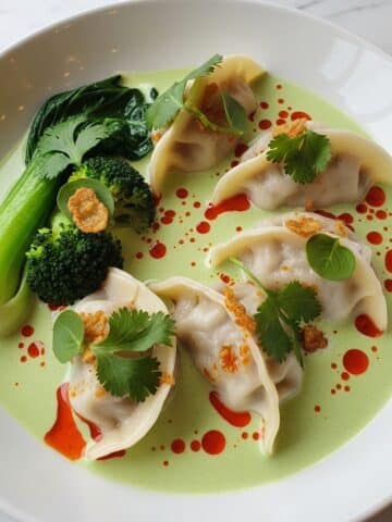 Thai Green Curry Dumpling Soup Recipe