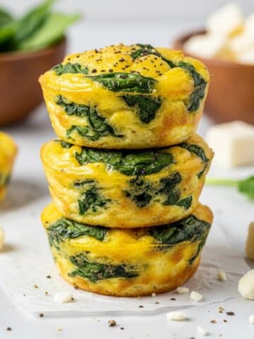 Spinach Feta Egg Muffins Recipe