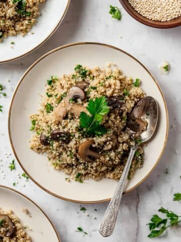 Herb Mushroom Quinoa Recipe