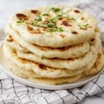 Easy Garlic Butter Naan Bread Recipe
