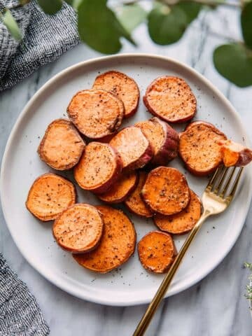 Roasted Sweet Potato Rounds Recipe