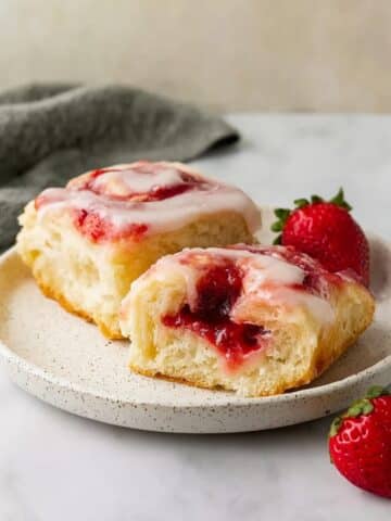 Sweet Raspberry Jam Focaccia with Powdered Sugar Glaze Recipe