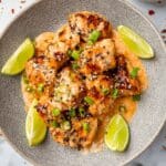 Bang Bang Salmon Bites with Thai Sweet Chili and Sriracha Sauce Recipe